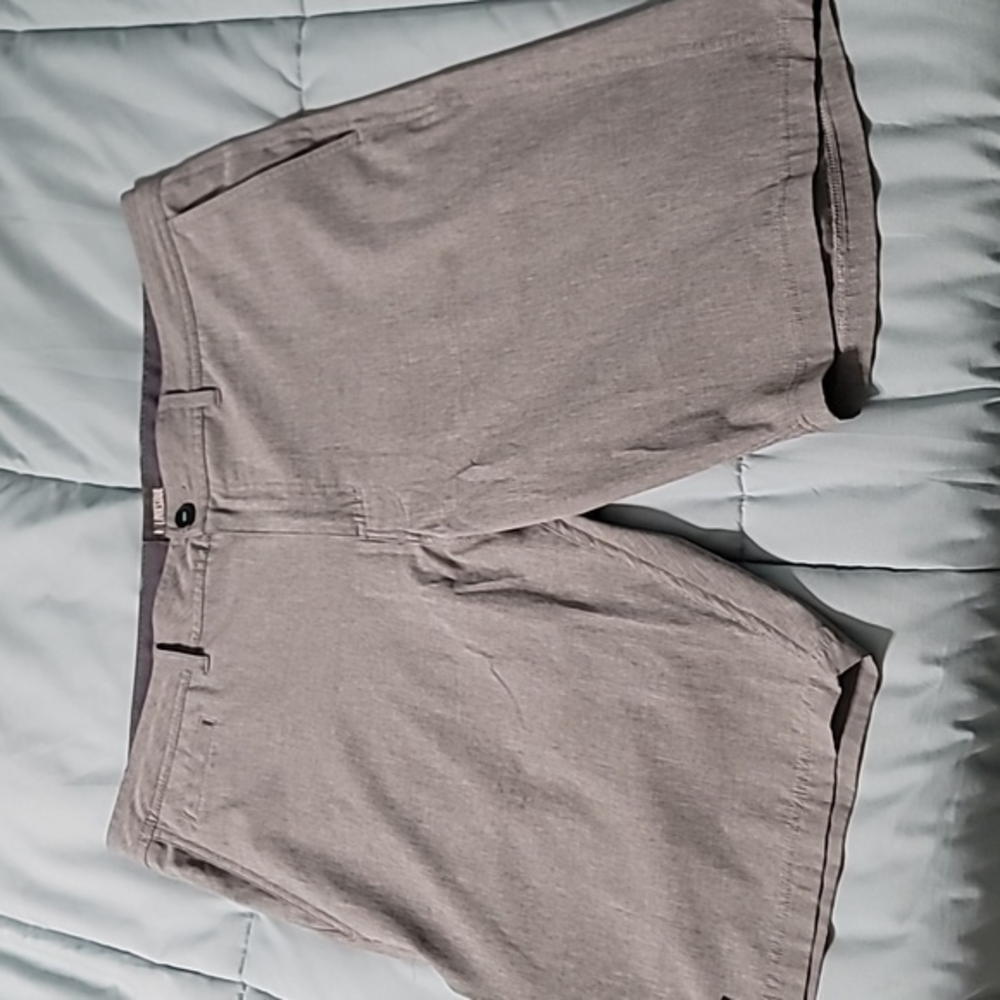 LINKSOUL Grey Lightweight Recycled‎ ♻️ Polyester Shorts Men's 40 NWOT Condition